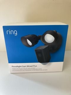 RING FLOODLIGHT CAMERA WIRED PLUS CHIME PRO RRP £180