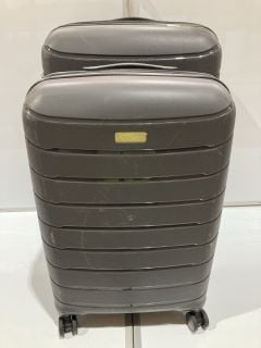 1 X ROOK PRIME EXPANDABLE BLACK LUGGAGE