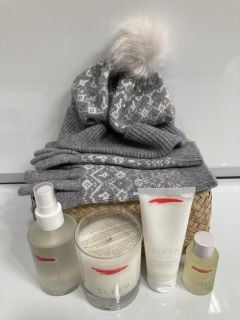 A QTY OF THE WHITE COMPANY ITEMS TO INCLUDE SLEEP WELLNESS BASKET LAVENDER AND CHAMOMILE TOTAL RRP £265