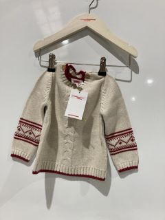 A QTY OF THE WHITE COMPANY ITEMS TO INCLUDE SANTA POCKET JUMPER 3-4 YEARS GREY TOTAL RRP £304