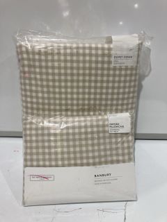 A QTY OF THE WHITE COMPANY ITEMS TO INCLUDE BANBURY BRUSHED COTTON FLANNEL DUVET COVER KING TOTAL RRP £107