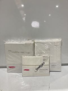 A QTY OF THE WHITE COMPANY ITEMS TO INCLUDE CAMBERLY DEEP FITTED SHEET PAIR WHITE KING TOTAL RRP £232