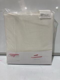 A QTY OF THE WHITE COMPANY ITEMS TO INCLUDE KARA HEMP LINEN OXFORD SHAM WHITE KING TOTAL RRP £215