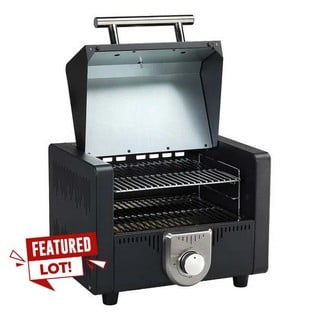 EAT OUTDOORS AMICA BBQ GRILL 57.5 X 51 X 42 CM INCLUDING COVER RRP £399