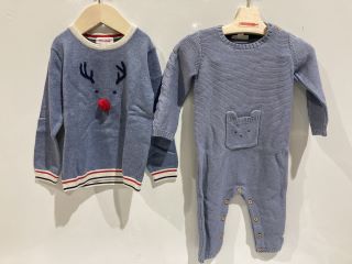 A QTY OF THE WHITE COMPANY ITEMS TO INCLUDE A FAIRISLE JUMPER 3-4 YEARS TOTAL RRP £250