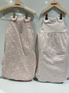 A QTY OF THE WHITE COMPANY ITEMS TO INCLUDE A EMB SLEEPING BAG 2.5 TOG - GREY - 0-6M - TOTAL RRP £166