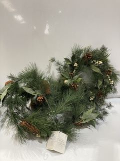 QTY OF THE WHITE COMPANY ITEMS TO INCLUDE FIR TREE GARLAND 250CM GREEN TOTAL RRP £84