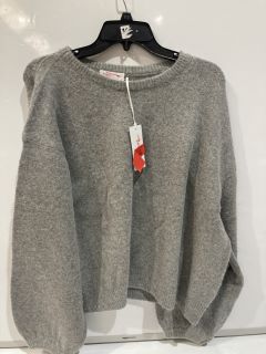 QTY OF THE WHITE COMPANY ITEMS TO INCLUDE BALLOON SLEEVE JUMPER WITH ALPACA - GREY MARL - 18 - TOTAL RRP £483