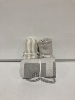 QTY OF THE WHITE COMPANY ITEMS TO INCLUDE SLEEPY KIMBO BABY BLANKET - GREY - ONE SIZE - TOTAL RRP £261