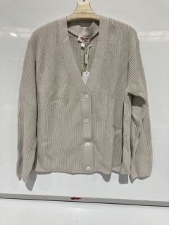 QTY OF THE WHITE COMPANY ITEMS TO INCLUDE LINEN-RICH OVERSIZED CARDIGAN - STONE - XL - TOTAL RRP £380