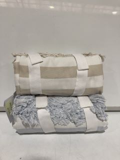 QTY OF THE WHITE COMPANY ITEMS TO INCLUDE GARTH CUSHION COVER - NATURAL - MEDIUM SQUARE - TOTAL RRP £156