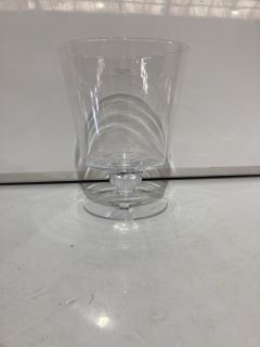 1 X THE WHITE COMPANY CLASSIC GLASS HURRICANE CLEAR TOTAL RRP £50