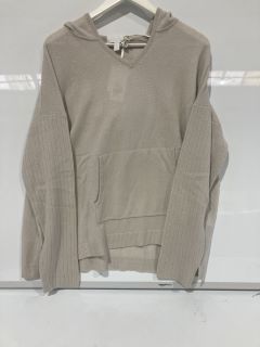 QTY OF THE WHITE COMPANY ITEMS TO INCLUDE CASHMERE RIB DETAIL HOODIE XL BISCUIT TOTAL RRP £677