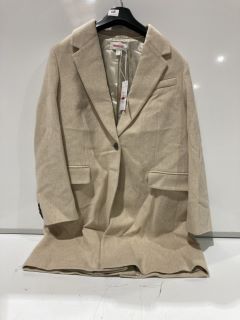 THE WHITE COMPANY HERRINGBONE CITY COAT - CAMEL - 18 - RRP £279