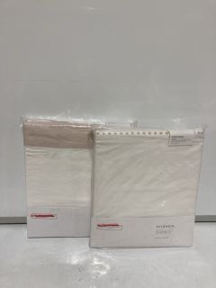 A QTY OF THE WHITE COMPANY ITEMS TO INCLUDE HARPER OXFORD PILLOWCASE PAIR WHITE SUPERKING TOTAL RRP £224