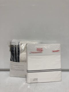 A QTY OF THE WHITE COMPANY ITEMS TO INCLUDE SOMERTON DUVET COVER SET WHITE/NAVY TWIN TOTAL RRP £260