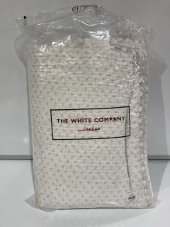 1 X THE WHITE COMPANY BRITTANY QUILT WHITE/GREY SINGLE TOTAL RRP £180