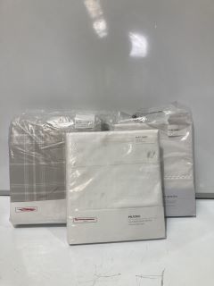 A QTY OF THE WHITE COMPANY ITEMS TO INCLUDE AVIGNON FLAT SHEET WHITE KING TOTAL RRP £248