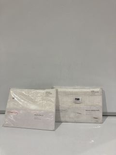 QTY OF THE WHITE COMPANY TO INCLUDE CLASSIC PILLOWCASE PAIR DEVON SEERSUCKER SUPERKING SIZE 50 X 90CM TOTAL RRP £237