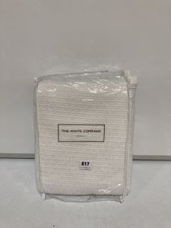 1 X THE WHITE COMPANY INCLUDED CLASSIC BEDSPREAD DOUBLE 240 X 250CM WHITE TOTAL RRP £120.00