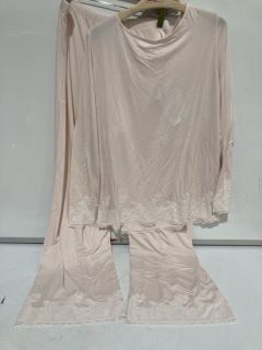 QTY OF THE WHITE COMPANY TO INCLUDE APPLIQUE JERSEY PJ SET CLOUD PINK SIZE EXTRA LARGE TOTAL RRP £228.00