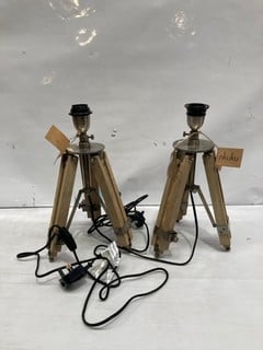 NKUKU RONGO TRIPOD TABLE LAMP - NATURAL - RRP £140