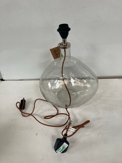 NKUKU BABA CLEAR WIDE LAMP - £160