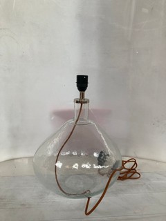 NKUKU BABA CLEAR WIDE LARGE LAMP - £160