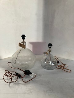 NKUKU ITEMS TO INCLUDE BABA GLASS LAMP - £ 220