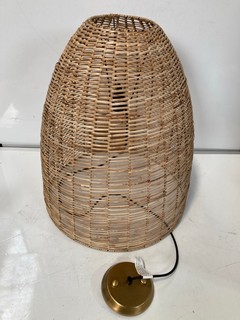 NKUKU NOTO RATTAN PENDANT - WICKER - ONE SIZE - RRP £175