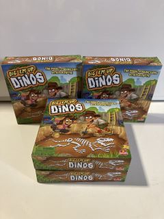 1 X BOX  OF DIG EM UP DINOS 4 PLUS