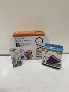 1 X BOX  OF ASSORTED PET PRODUCTS INCLUDING BLUETOOTH BURROW HOUSE