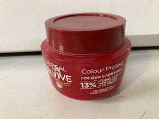 1 X BOX  OF LOREAL ELVIVE COLOUR PROTECT CARE MASK