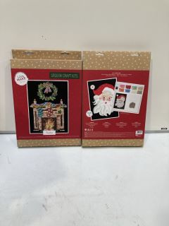 1 X BOX  OF CHRISTMAS SEQUIN CRAFT KITS