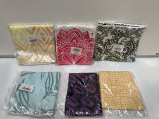 1 X BOX  OF ASSORTED ITEMS INCLUDING CUSHION COVERS