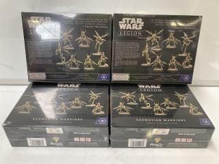 4 X BOX  OF STAR WARS LEGION GEONOSIAN WARRIORS UNIT EXPANSION MINIATURES