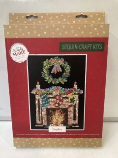 1 X BOX  OF CHRISTMAS SEQUIN CRAFT KIT