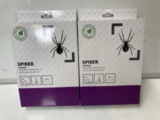 1 X BOX  OF SPIDER VACUUMS