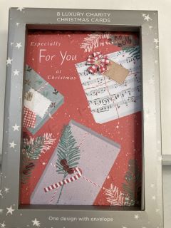 1 X BOX  OF LUXURY CHARITY CHRISTMAS CARDS