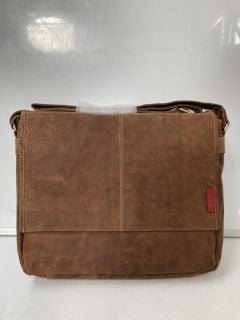 1 X BOX  OF NAT BUCKSKIN SUEDE BAG