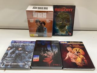 1 X BOX OF ASSORTED DVDS INCLUDING TERMINATOR GENISYS (18+ ID REQUIRED)