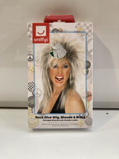 1 X BOX OF SMIFFYS ROCK DIVA WIG