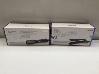 2 X BABYLISS ITEMS INCLUDING FLAWLESS VOLUME