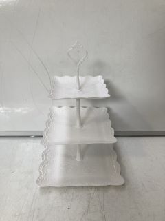 1 X BOX OF 3 TIER CAKE STAND