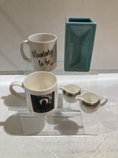 QTY OF ASSORTED ITEMS TO INC MOMMY TO BE EVERYDAY DRINKING CUP