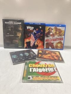 QTY OF ASSORTED ITEMS TO INC HELL FIGHTERS BLURAY DVD (18+ ID MAY BE REQUIRED)