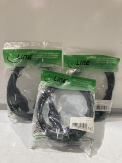 QTY OF ASSORTED ITEMS TO INC INLINE COMPUTER POWER CORD