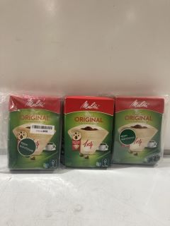 QTY OF ASSORTED ITEMS TO INC MELITTA ORIGINAL TEA BAGS