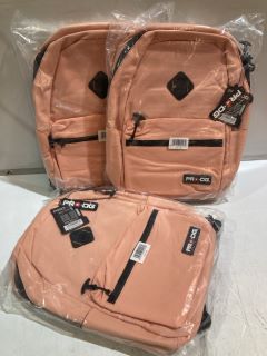 QTY OF ASSORTED ITEMS TO INCLUDE PRO.DG BACK PACK COLOUR PEACH