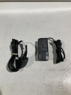 QTY OF ASSORTED ITEMS TO INCLUDE LENOVO 45W AC ADAPTER (USB TYPE C)